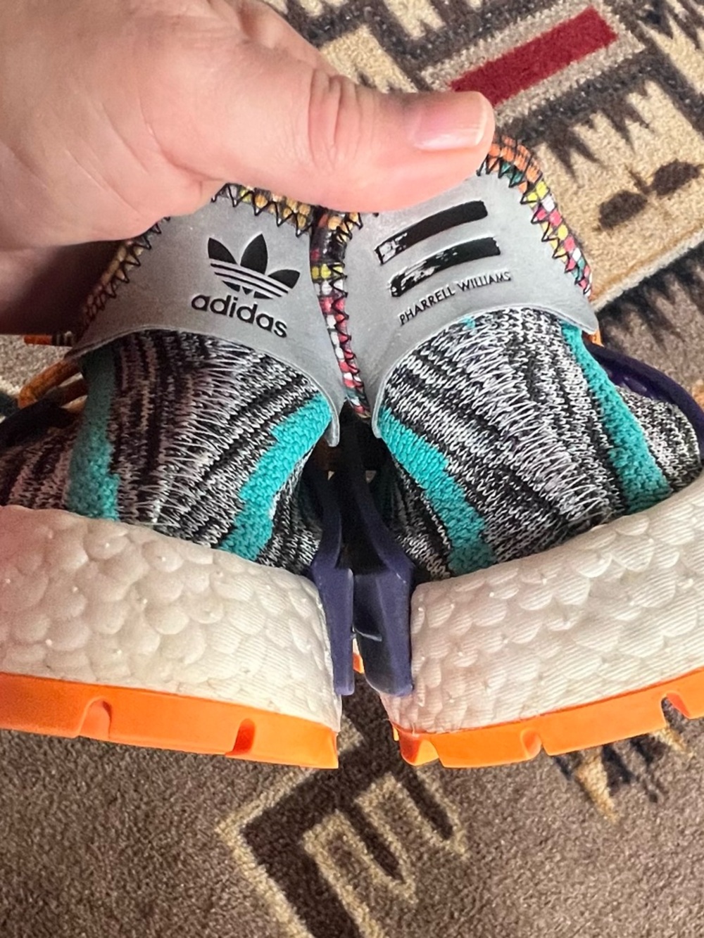 Adidas Pharrell Williams NMD Human Race, men’s-4/womens 6 1/2. - Picture 4 of 5